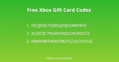 free xbox gift card codes 2024|15 Easy Ways To Get Free Xbox Gift Cards And .